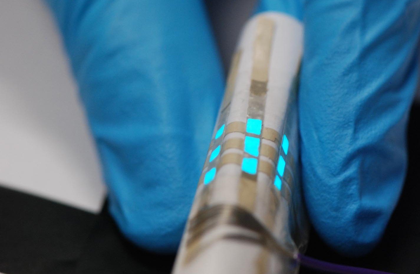 Sandwiching doped zine sulphide between graphene in textiles can create glowing clothes.