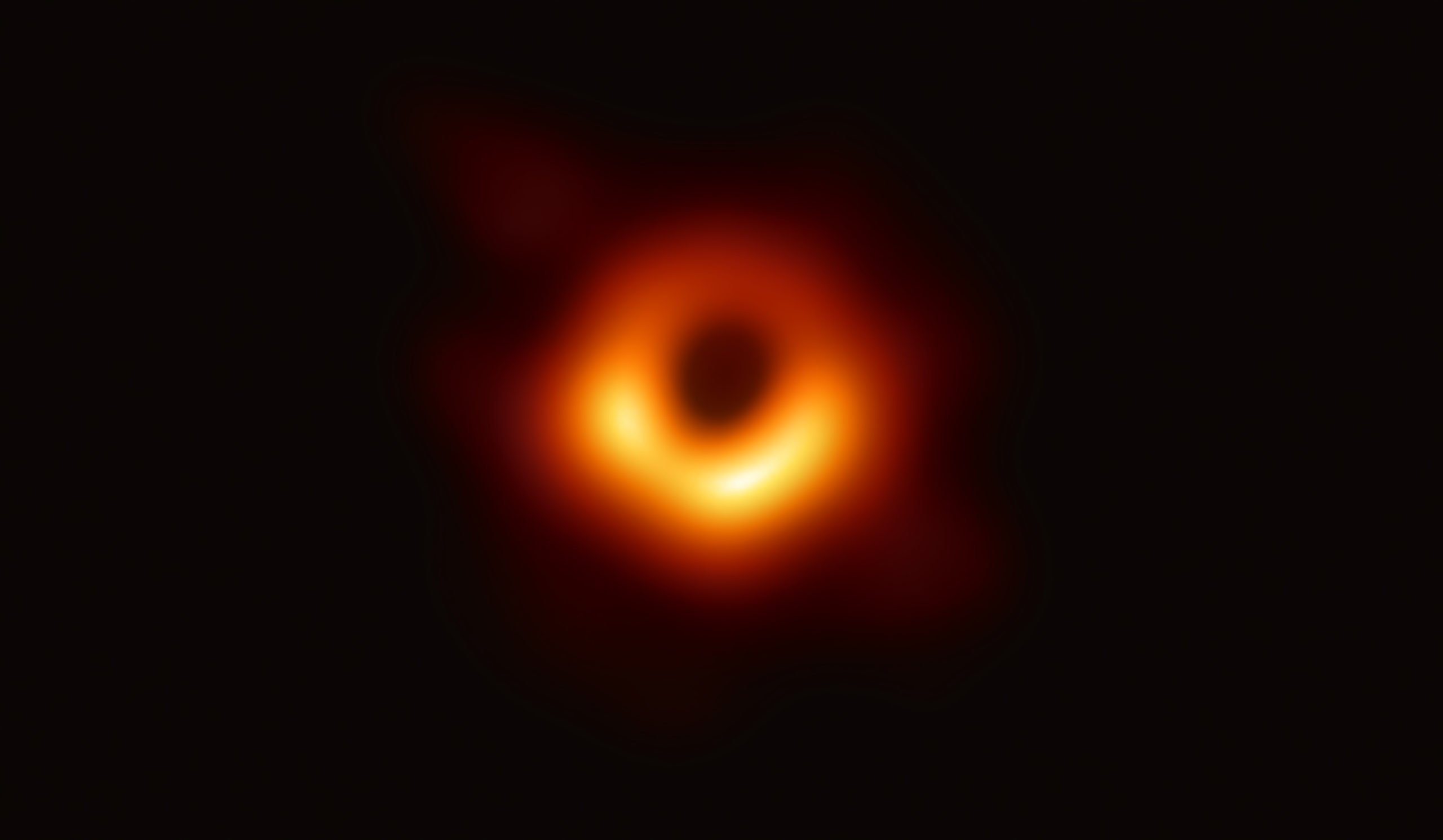 Astronomers are trying to determine how supermassive black holes, such as the one at the heart of the galaxy M87, grew so quickly. Image credit - EHT Collaboration